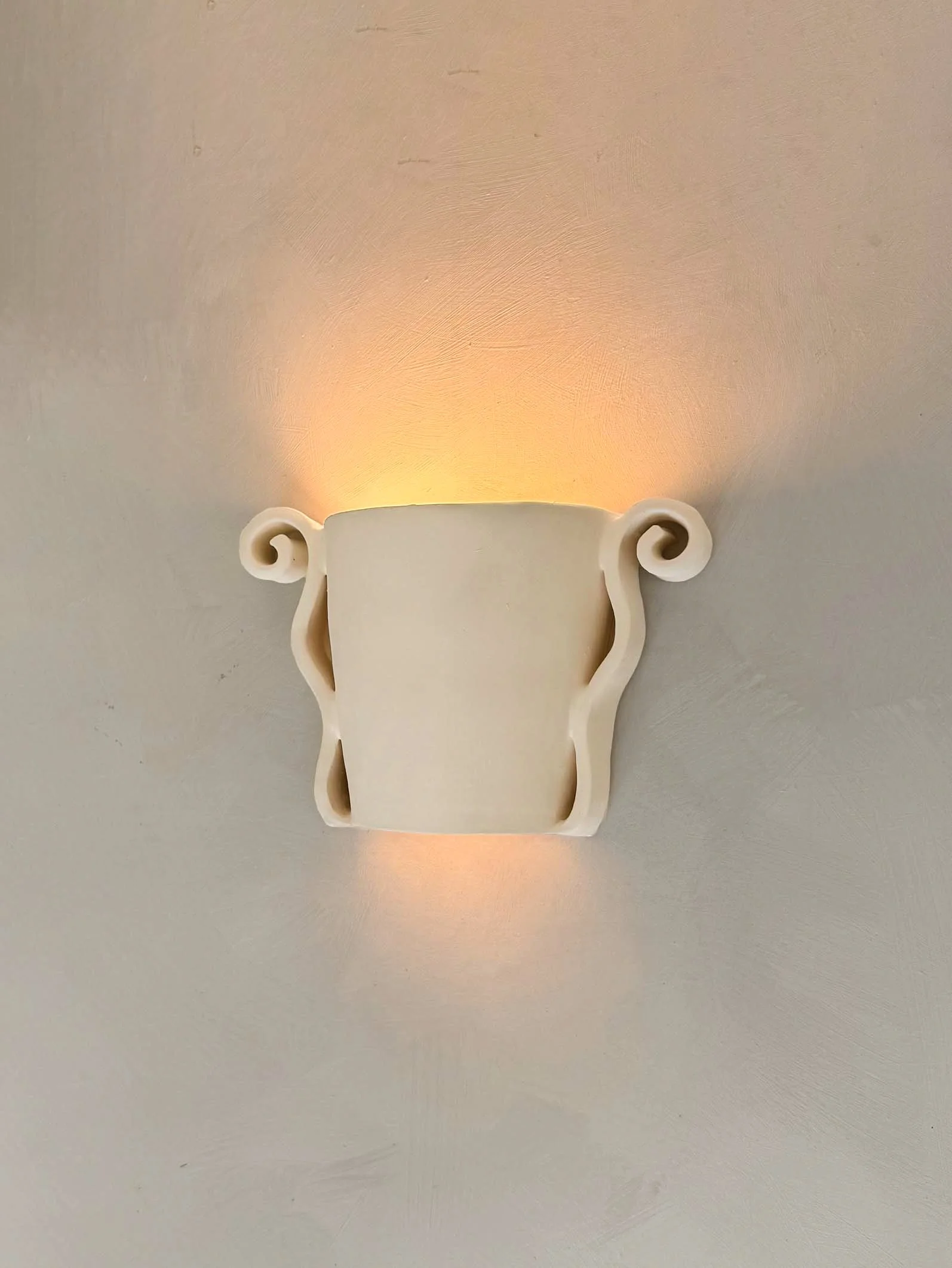 Aphrodite Tapered Sconce Shade - Bisque Finish — Casa Palmina
